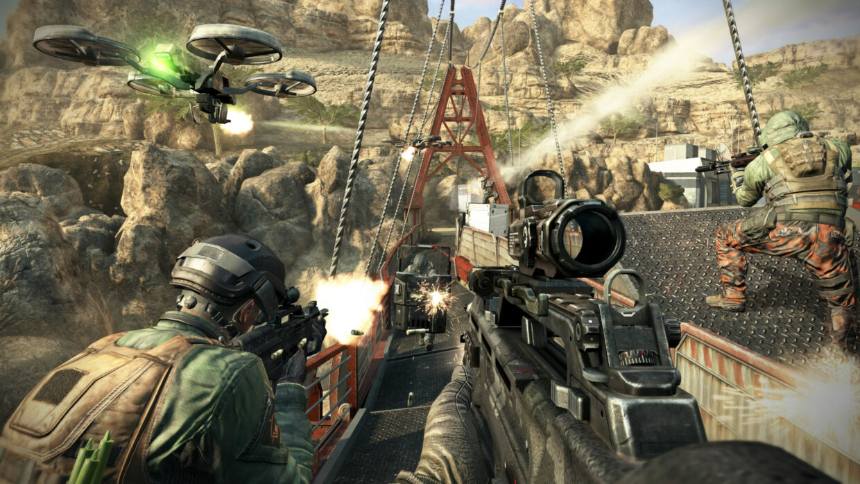 Activision står bl.a. bag spil som World of Warcraft,&nbsp; Heartstone og krigsspillet Call Of Duty Black Ops 2, som ses på billedet.