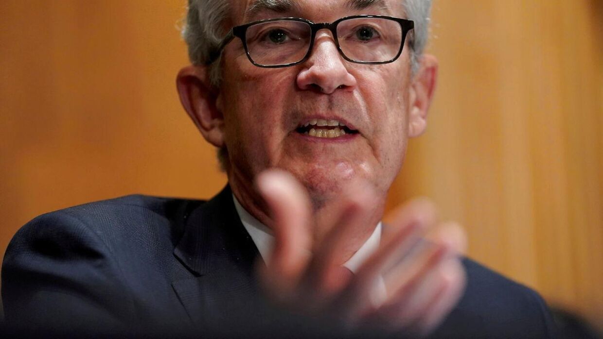 Her ses Federal Reserves topchef, Jerome Powell