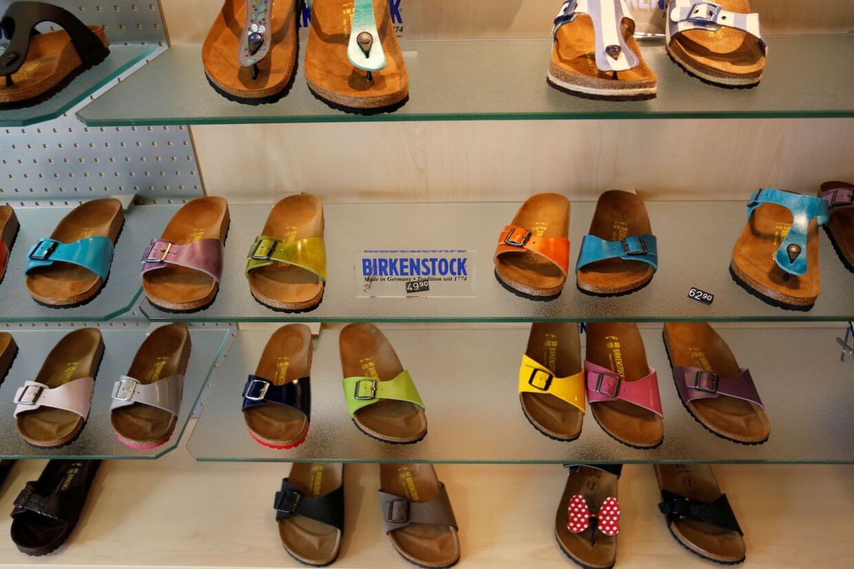 FILE PHOTO: A Birkenstock shoe shop is pictured in Dortmund August 27, 2013. REUTERS/Ina Fassbender (GERMANY - Tags: SOCIETY)/File Photo