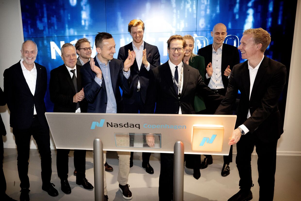 Better Collective børsnoteres hos Nasdaq. Carsten Borring (i midten) er Head of Listings &amp; Capital Markets hos Nasdaq København.